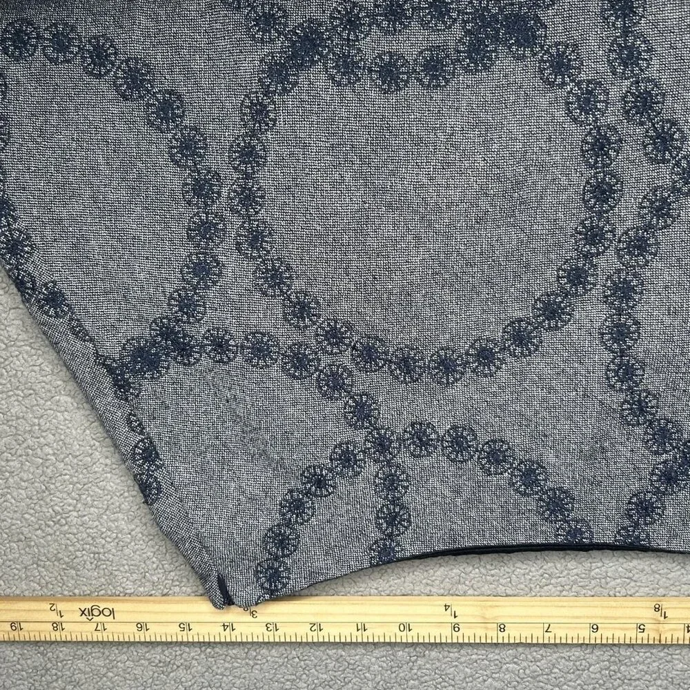 Boden Skirt Womens 6R Wool Blend Full A Line Embroidered Circles Classic